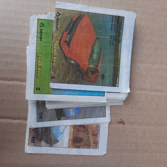 Коллекция вкладышей BomBibom 1-60 номера