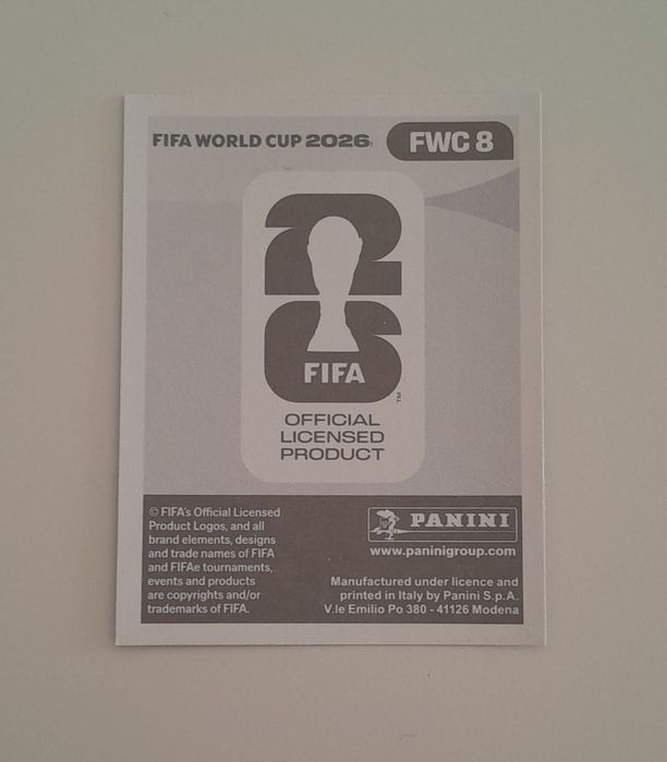 Vendo cromo  Host country emblem  do Mundial 2026