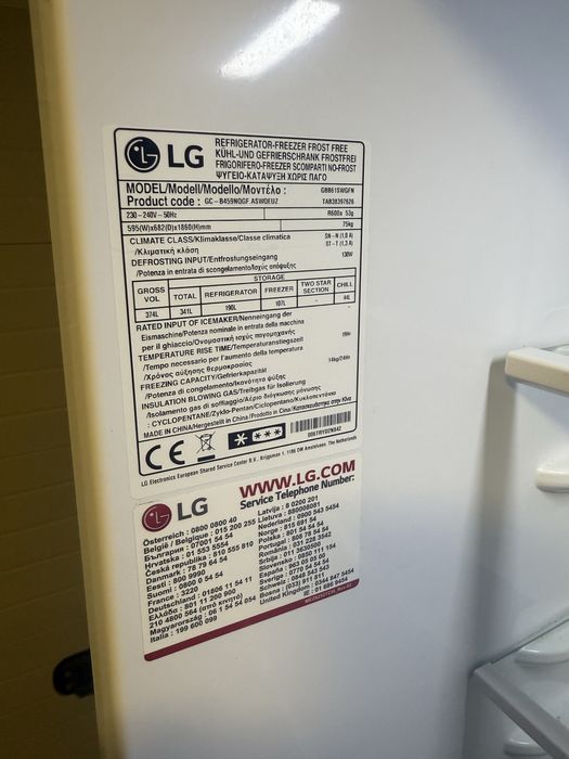 Frigorifico LG 341 litros