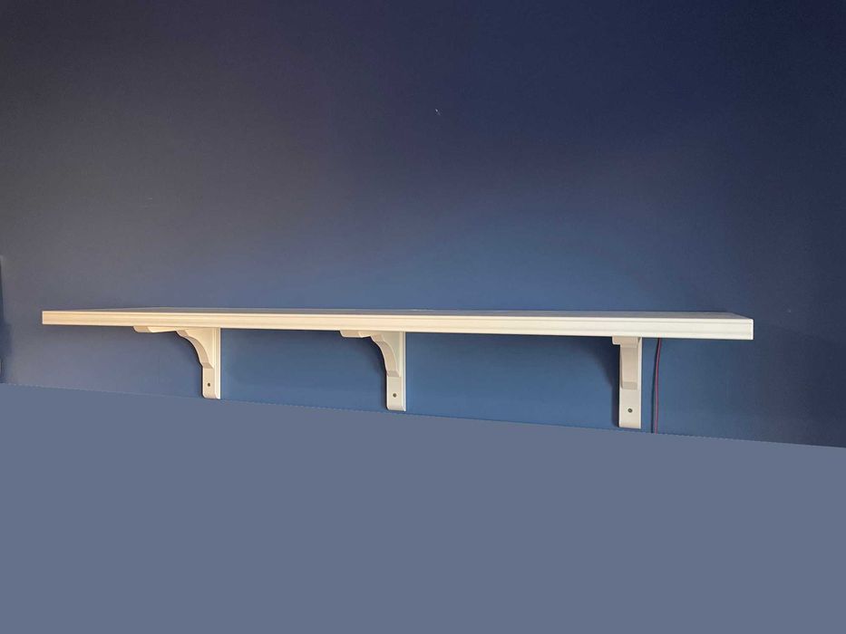 Półka, biała, 120x20 cm IKEA BERGSHULT