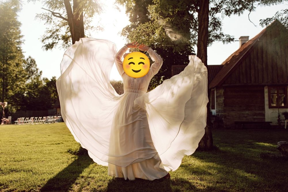 Suknia ślubna Boho z długim rękawem