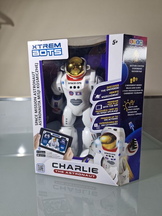 Robot Charlie Astronauta Interaktywny Nauka Programowania