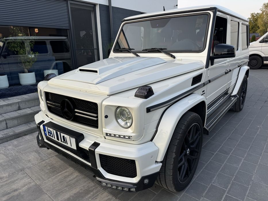 Auto do Slubu - Mercedes G Klasa 6,3AMG BIAŁA PERŁA