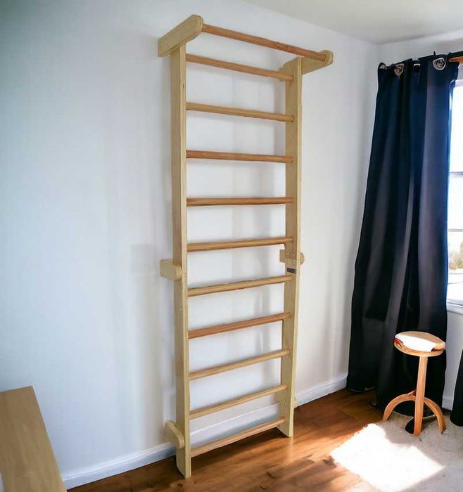 Gimnastyczna drabinka do ćwiczeń dla Dzieci i Dorosłych (Drewniana)