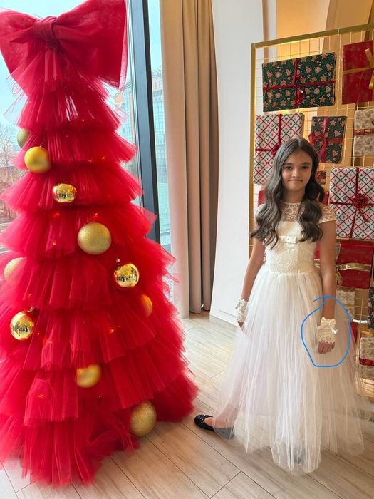 Прокат суконь Янгол сніжинки ялинка цукерки зірки Караван