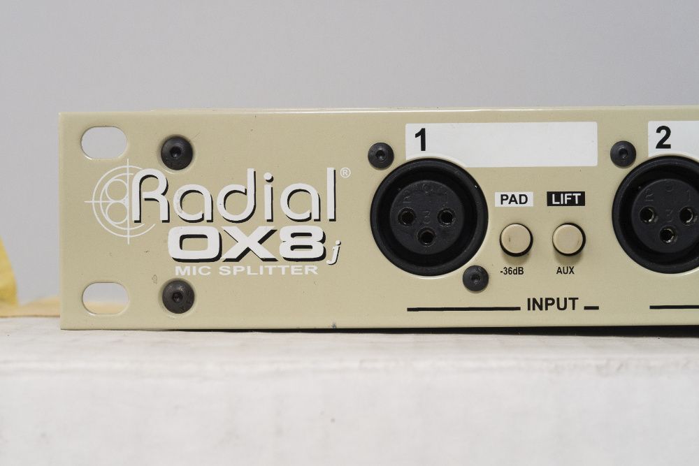 Spliter mikrofonowy Jensen Radial 0X8 , Radial 80x rack Jensen