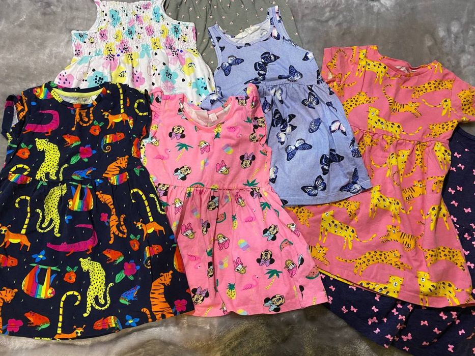 Пакет літнього одягу на дівчинку 80-86-92-98-104-110-116-122 см