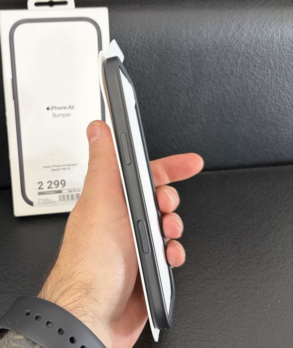 Чехол Бампер Оригінал 1000%  для iPhone Air 17  Bumper Black