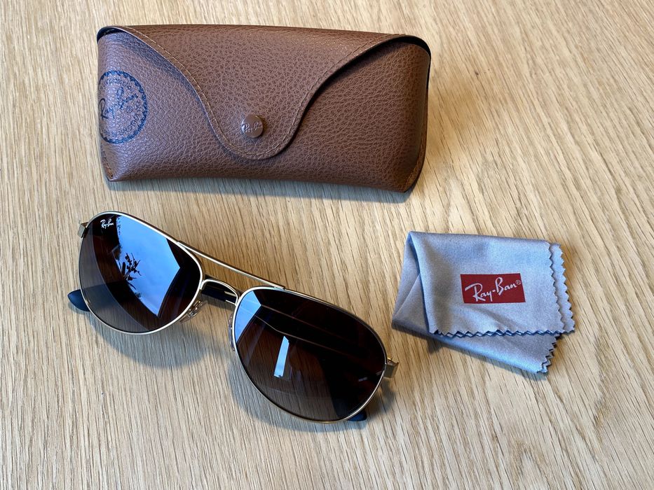 Okulary Ray-Ban Aviator gradient brązowe RB3549 61/16/145 3N NOWE !!!