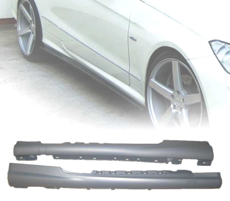 EMBALADEIRAS LATERAIS MERCEDES W207 09-16 LOOK AMG