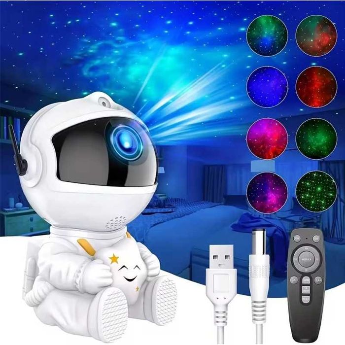 Projektor Gwiazd Astronauta - Wyjątkowa Lampka LED dla każdego!