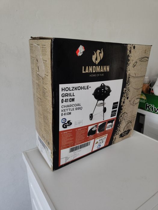 Nowy Grill Landmann 41 cm oryginał nieotwierany komplet barbecue