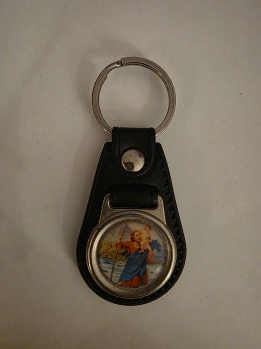 Brelok do kluczy Święty Krzysztof
