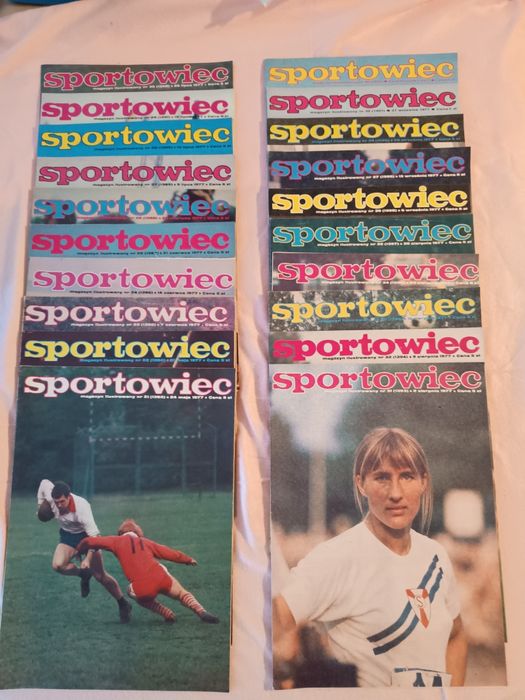 Tygodnik Sportowiec 1977 rok. 51 numerów