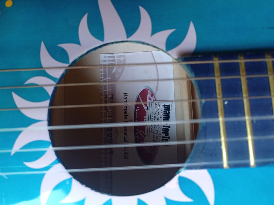 Gitara dla dziecka z pokrowcem