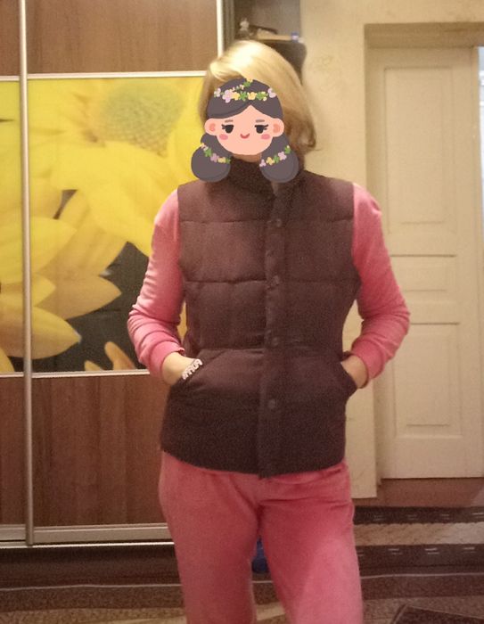 Тепла стьобана жилетка