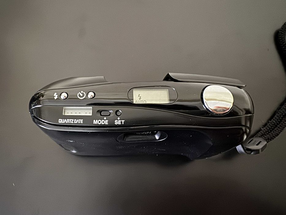 Máquina Point & Shoot 35mm Olympus Mju 1 Quartz Testada e Funcional