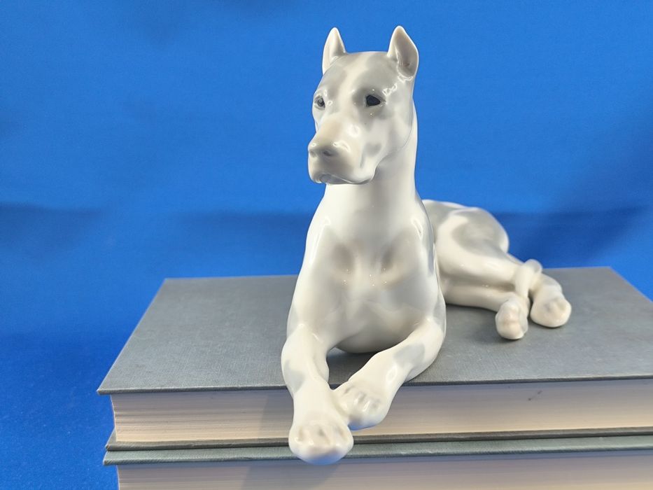 Dog niemiecki Łomonosow LFZ #pies #porcelana #dekoracja #Rosja #ZSRR