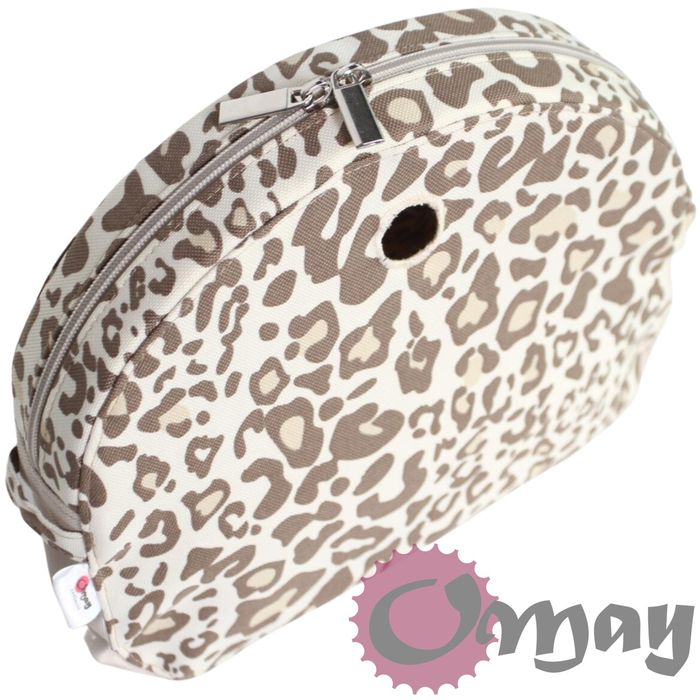 organizer OBAG MOON LIGHT panterka beż piasek hummus 2 kieszenie OMAY