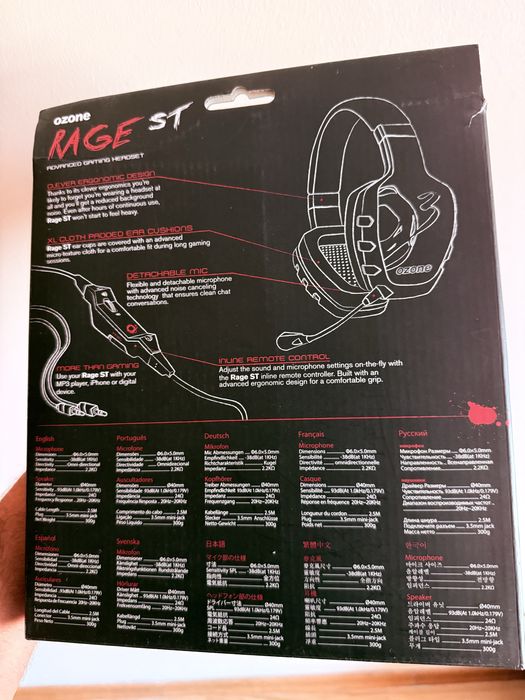 Headset Ozone Rage St