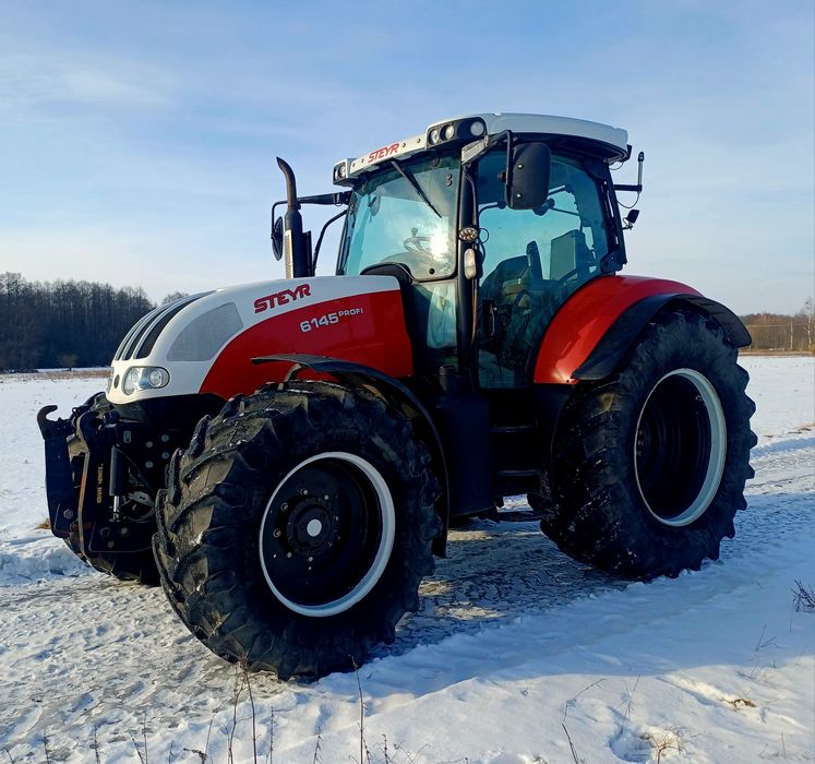 Steyr 6145 Profi Bardzo dobry stan Range Command Pneumatyka umowa case