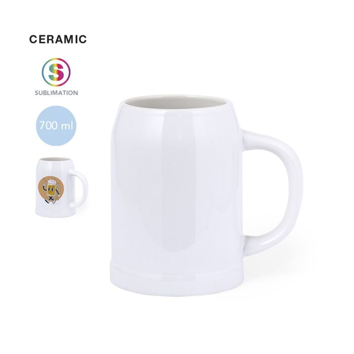 Caneca Cerveja 700ml sublimação