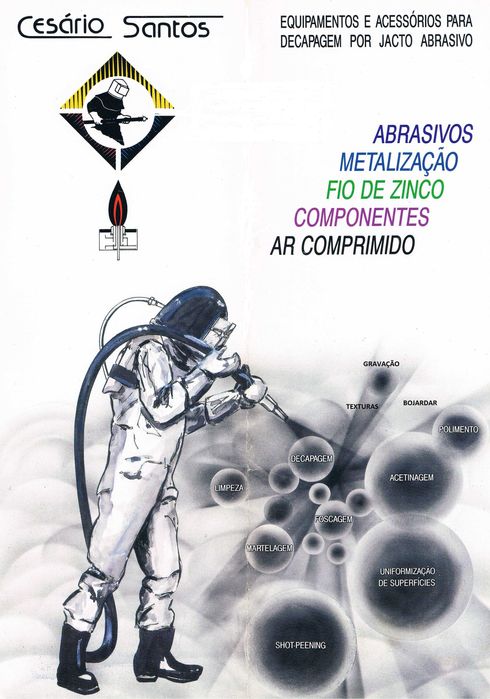 jato de areia/granalha