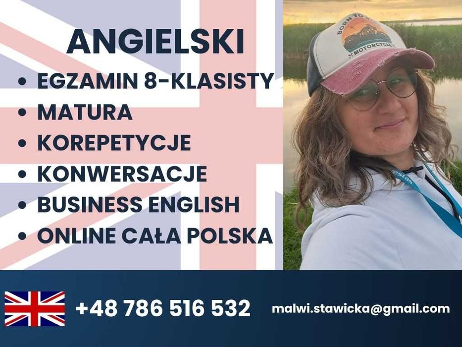 ANGIELSKI - 8 KLASA - MATURA - Korepetycje - konwersacje - przełamywanie barier  - przygotowanie do egzaminów - Business English