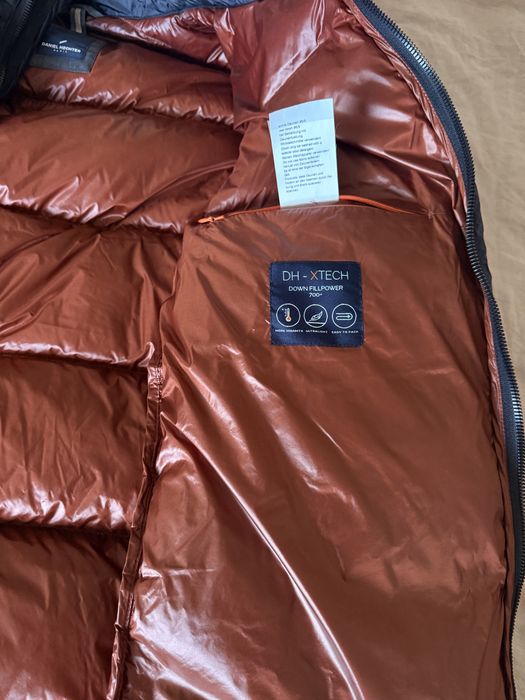 Kurtka puchowa puch down jacket puchówka granatowa ciepła Daniel Hechter Van Graff