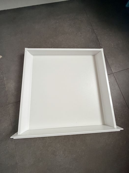 Szuflada pod piekarnik niska 60x55 biała ikea