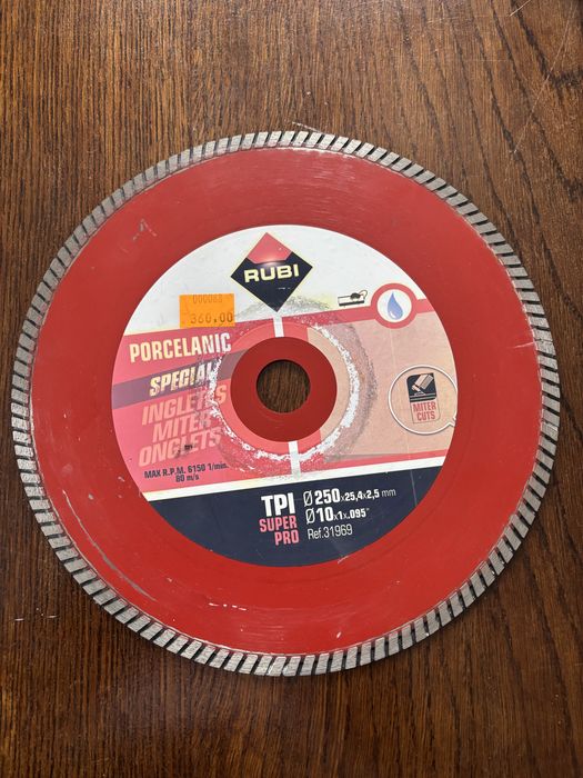 Rubi -tarcza diamentowa TPI fi 250mm