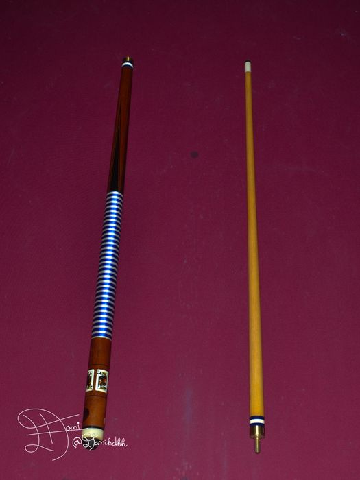 Billiard/Snooker/Pool Cue | 2-Piece | 1.46m | Vintage Style | 2000s