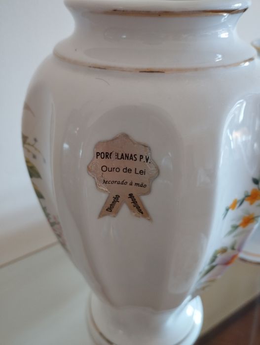 Conjunto de vasos com Ouro de Lei