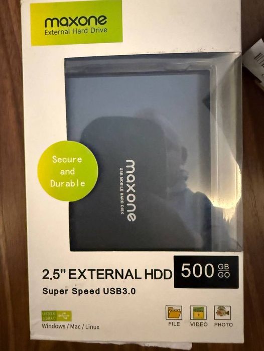 Disco Rígido Externo Maxone — 500GB