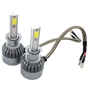 Светодиодные LED C6 лампы H1, H7 (комплект)