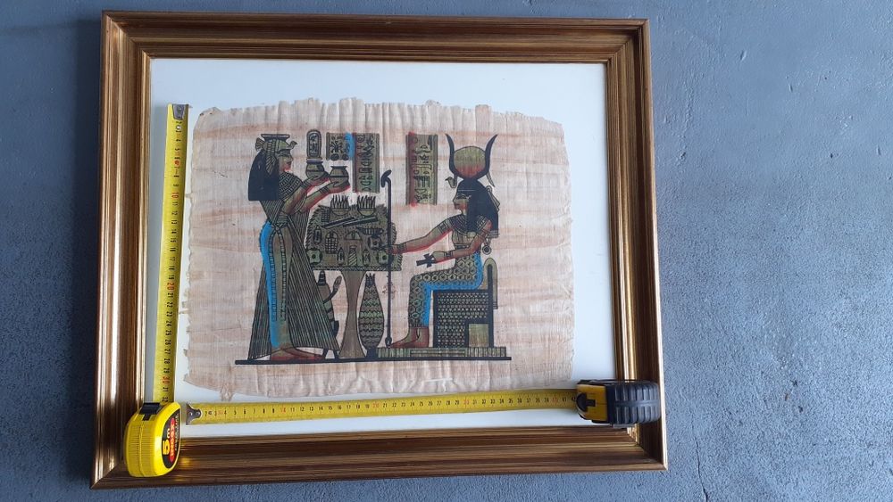 Moldura com papiro egipcio64739137358595121