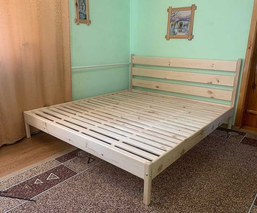 Ліжко дерев'яне двоспальне, 5400-8700 грн, безкоштовна доставка НП