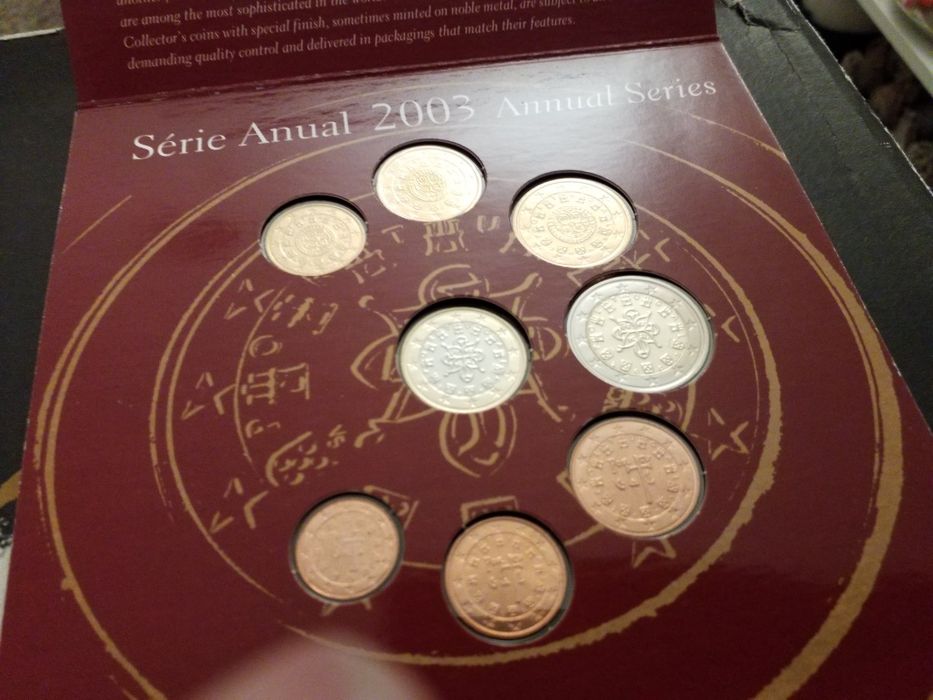 Moedas em euros portugueses