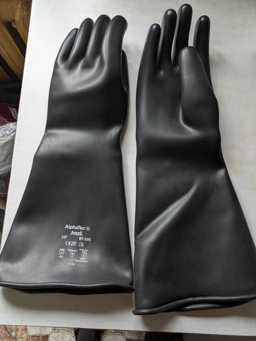 Перчатки из натурального латексного каучука