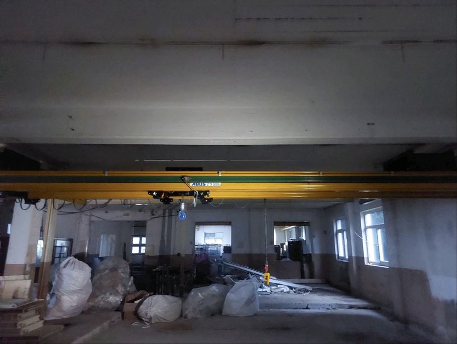 Suwnica podwieszna Abus 2x500kg 7,6m x 13,6m