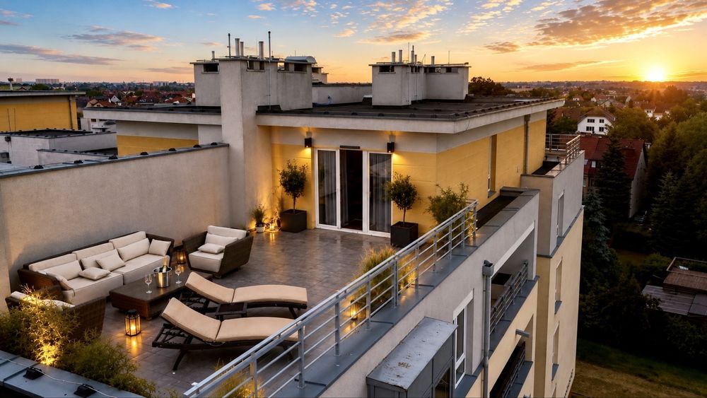 52 m² + prywatny taras 50 m² | ostatnie piętro