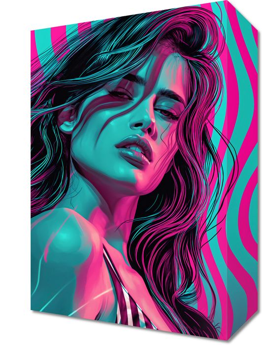 Obraz 20x30cm Neonowy Wzrok