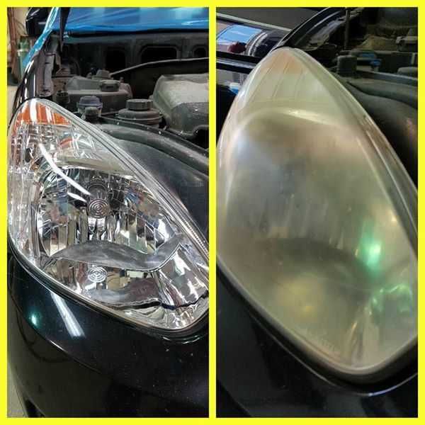 Polimento de faróis e higienização automotiva