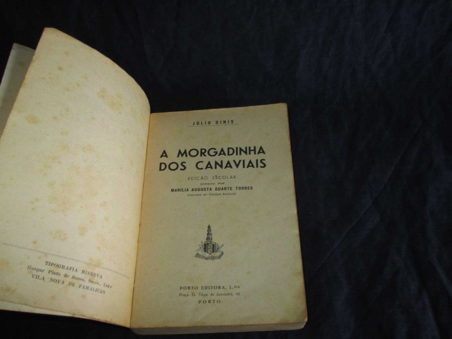 Livro A Morgadinha dos Canaviais Júlio Dinis