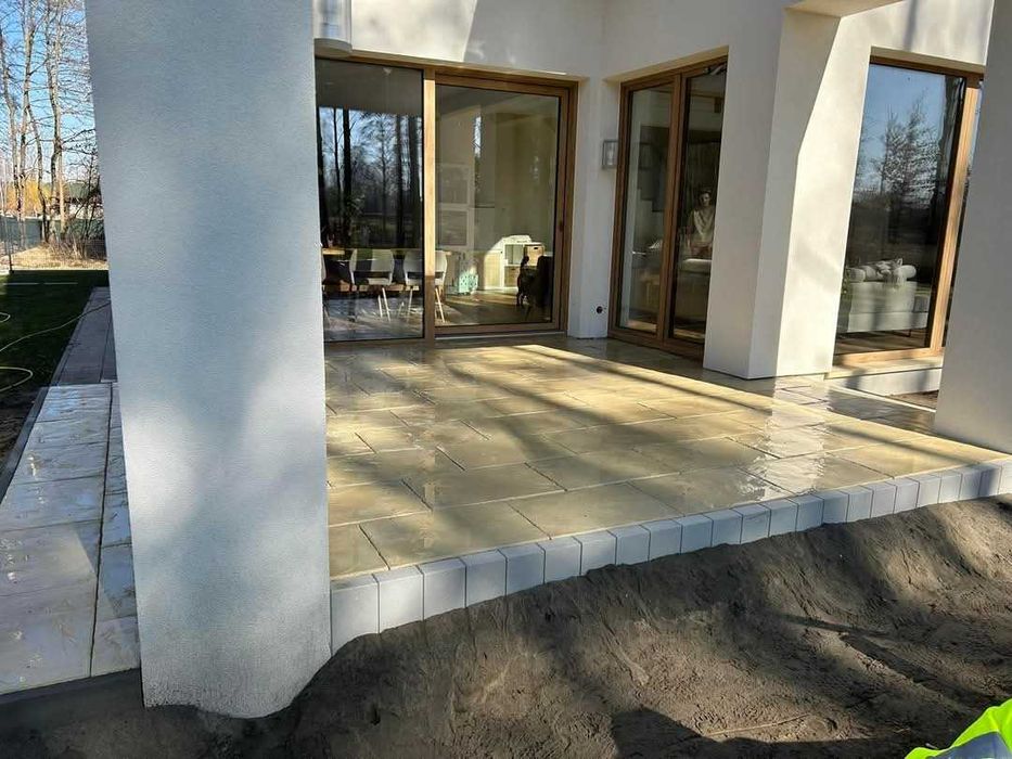 układanie kostki brukowej, brukarz  PROJEKT kostki ogrodu