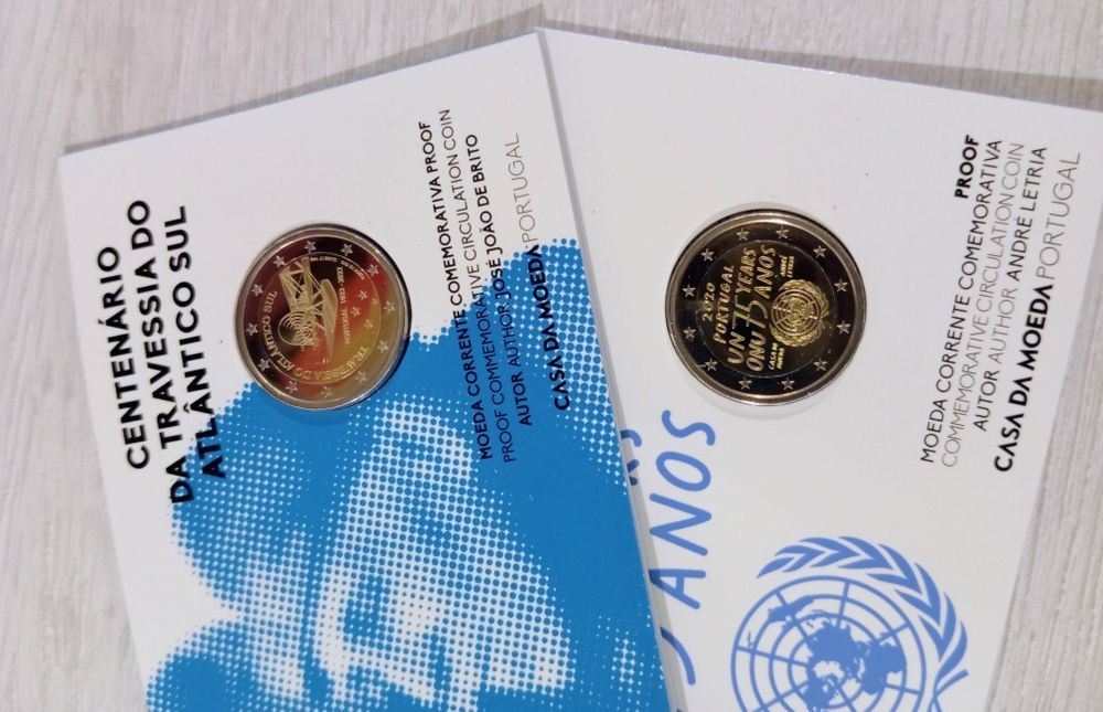 Moedas 2 euros Proof, Portugal