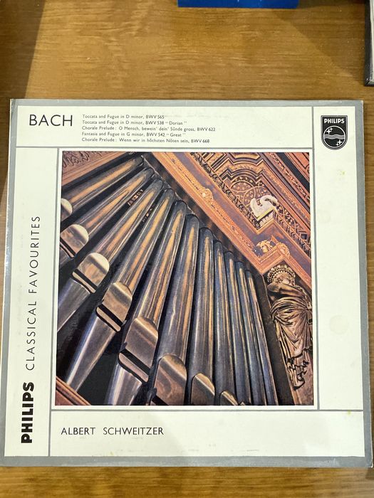 Record Albert Schweitzer - Bach