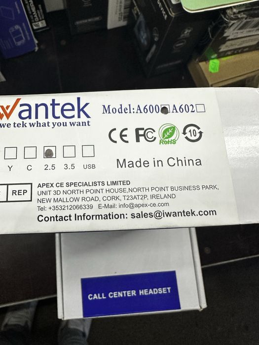 Провідна телефонна гарнітура Wantek A600