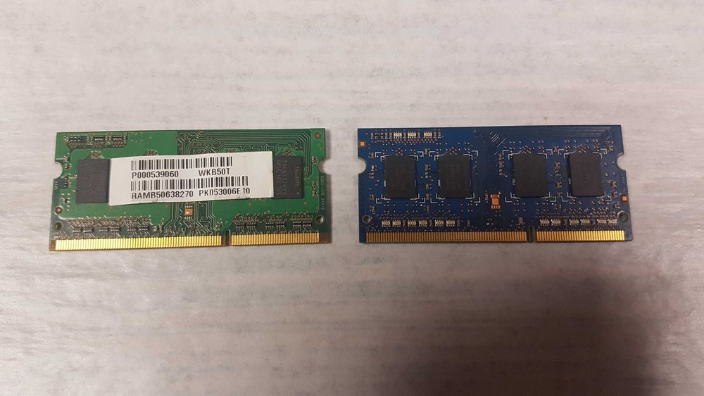 kości pamięci RAM DDR3 do laptopa 4 GB x 4 szt.