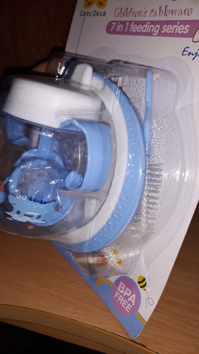 Детская посуда бутылочка тарелка